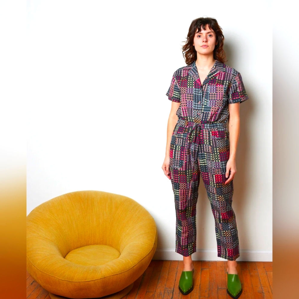 Handloom Cotton 'Ray' Jumpsuit